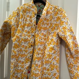 Quilted jacket from Jordan White Color Handmade Patchwork Jackets